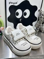 Raccoon marshmallow big head shoes women's summer punk y2k yabi niche black heightening bread platform shoes trendy brand 35 balta