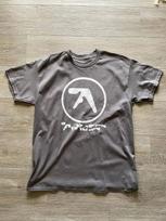 Rare Aphex Twin 2000s Charcoal short sleeve T-Shirt Unisex Adult cotton XXXXL gray