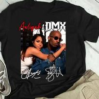 Nauji Aaliyah DMX reperio parašo marškinėliai Juodi Medvilniniai Unisex Visų Dydžių XXL brown