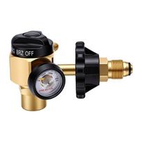 Azoto valymo reguliatorius 500 psi Srauto matuoklis Slėgio azoto valdymo vožtuvas Reguliatorius nuotėkių bandymams