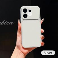 Phone Case For OPPO Reno 16 15 Pro Max 15F 15C Coque Capa Candy PU Lambskin Camera Protection Soft Back Cover OPPO Reno15 F balta