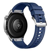 22 mm dirželis, tinkantis Huawei Watch Ultimate 2, minkštas ir patvarus silikoninis nailoninis pakaitinis riešo dirželis GT6 Pro GT5 46 mm Ultimate 2 gray