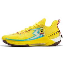 361 BIG3 5.0 Quick Pro SpongeBob Game Ready Žemi krepšinio batai Vyriški Rūgštinės geltonos spalvos 672421103F-1 42.5 geltona