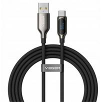 VEGER CC1-ZSD USB-C 100W 1.5m juodas