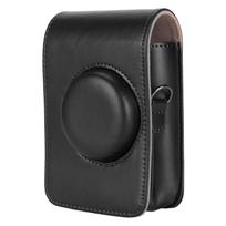 Camera Case Vintage Waterproof Soft PU Leather Protective Case with Detachable Strap for Instax Mini EVO for Polaroid