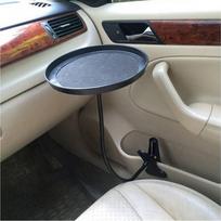 Naudingas Automobilio Automobilinis Laikiklis Stovas Kelioninis Gėrimų Puodelio Kavos Staliukas Maisto Padėklas One Size juoda