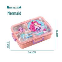 Stainless Steel Insulated Bento Lunch Box for School & Office pink