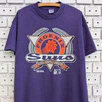 Vintage 1992 Phoenix Suns T shirt NBA Basketball Team Merch Trench Tee Size L L gray