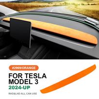 Suede Dashboard Panel Trim Cover for Tesla Model 3 Highland 2024 2025 Center Console Interior Accessories Model 3 Highland E juoda