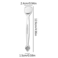 Two-Sided Blackhead Remover Spatula Nose Face Blemish Pore Cleaner Stainless Steel Professional Beauty Face Health Salon Tool onesize sidabras