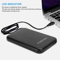 2.5 colio HDD išorinis mobilus kietasis diskas USB 3.0 didelės spartos stacionariam kompiuteriui, nešiojamam kompiuteriui(120G ) gray