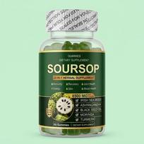 Graviolos gumos 8500 mg – 20-in-1 žolelių mišinys su jūros dumbliais ir ašvaganda (60 guminukų) 1pack