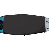 420D Oxford Cloth Kayak Cockpit Drape Vandeniui atsparus sandarinimo kabinos dangtis, skirtas sandėliavimui lauke 60x29inch black
