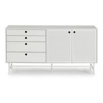 Balta komoda Teulat Punto, 150 cm pločio