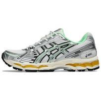 ASICS GEL Kayano 12.1 Abrasion Resistant Low top Casual City Commute Running Shoes Unisex Silver Green Orange Sneakers 1203A827-100 39 gray