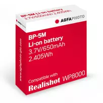 AGFAPHOTO BP-5M Atmintinė Akumuliatorinė Baterija Vaizdo Kamerai 1100mAh 7.2V Li-Ion, Skirta Sony NP-FP50 NP-FP70 NP-FP90 NP-FH50 NP-FH70 NP-FH100
