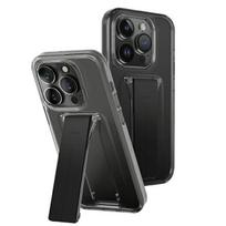 Uniq Heldro Mount case with Stand iPhone 15 Pro 6.1" smoke/vapor smoke