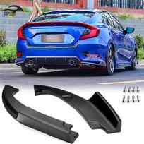 Blizgios juodos galinio spoilerio apsaugos 2016-2018 m. Honda Civic (10-oji karta) Matte Black blue
