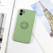 Beline Etui Silicone Ring iPhone 12 minigreen apple