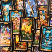 Lengvas paauksuotas Tarot anglų stalo žaidimas Būrimo prognozavimo kelių žaidėjų žaidimas onesize orange