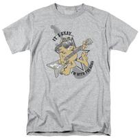 Garfield  I'm With The Band  T-Shirt - Regular or Tank - to 5X L gray