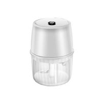 Mini Wireless Garlic Puree Mashers Multi-Purpose Food Processor for Pepper Potatoes balta