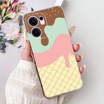 For Oppo Reno13 F 5G Case CPH2699 Clear TPU Silicone Soft Phone Cases For Oppo Reno 13F 4G Cover Flower Funda For Reno13 FS Capa Oppo Reno 13 FS pink
