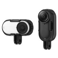 For Insta360 GO 3 GO 3S Vertical & Horizontal Action Mount Set Adapter Mount Long Screw Protection Bracket Frame Protective Case black