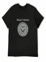1982 King Crimson Vintage Discipline Album Promo T-Shirt Plus Size Tops Plain T-Shirts Oversize Vintage T Shirt unisex S įvairiaspalvis