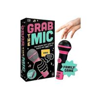 (Black) Grab The Mic Karaoke Game, Hilarious Board Game for Kids & Adults, Perfect for Parties & Birthdays juoda