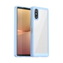 For Sony Xperia 10 VI Case Sony Xperia 10 VI Cover TPU Clear PC + Silicone Shockproof Protective Phone Cover Sony Xperia 10 VI For Xperia 10 VI white