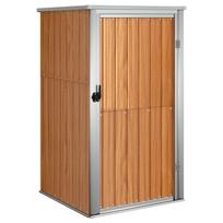 Garden Tool Shed Brown 88 x 89 x 161 cm Galvanized Steel