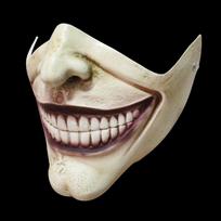 The Black Phone Mask Full Face Halloween Costume Accessory For Cosplay And Parties Lower Half Mask Teeth beige