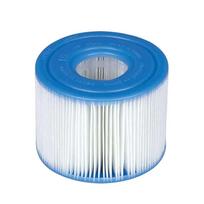 2 Pack Reusable Easy Clean Replacement Filter Cartridge for Intex PureSpa Type S1 29001E Inflatable Pool Spa blue