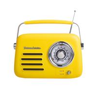 Bluetooth Radio with Metal Handle Vintage Cuisine Yellow Mat