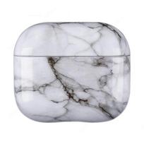 Marble Pattern Case For Airpods 4 Earphone Cover For Airpods Pro2 Pro 2nd 1 3 Generation USB C Hard PC Protective Case For Airpods 4 black