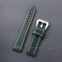 Crazy Horse Leather Watch Strap 20mm 22mm 24mm 26mm for Panerai Vintage Watch Band Black Blue Brown Handmade Watchband Accessory 22mm gray