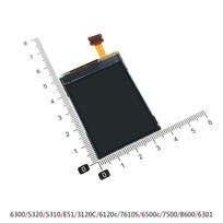Depalai For Nokia 6300 5320 5310 E51 6120 6500S 6303 5700 phone LCD Display Part 6300 6120 LCD black