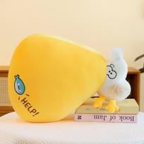 New Pelican Bird Doll Plush Toy Cute Gluttonous Pelican Series Doll Children's Ragdoll Gift 30Cm 0.2kg yellow