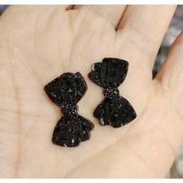 Derva Lanko Plokščio Pagrindo Cirkoniai Pasidaryk pats Rankdarbiai ir Vestuvių Plaukų Aksesuarai Mobilaus Telefono Lopas Plaukų Segtukas Auskarai Karoliai 10pcs juoda