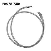 Electric Drill Pipe Dredging Tool Spring Pipe Sewer Pipe Unblocker Bathroom Kitchen Drain Cleaner Sink Clogged Remover gray