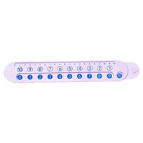 20cm Math Mathematics Ruler Addition Subtraction Measuring Tool For Students Architects Technical Drawing Sketching mėlyna
