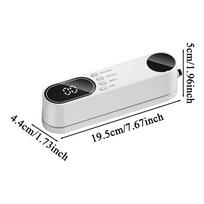 Vacuum Sealer For Travel Handheld Cordless Food Bag Sealing Device Mini Cordless Vacuum Sealer For Home Dormitory Hotel white