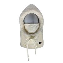 Winter Balaclava Warm Thermal Windproof Full Face Mask Polar Fleece Ski Cycling Hood Adjustable Motorcycle Drawstring Mask Cap balta