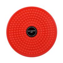 Waist Twisting Disc Balance Board Massage Plate Exercise Wobble Fitness Equipment for Home Body Aerobic Rotating Athletic Act Practical Use raudona