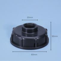 High Quality Coarse Thread IBC Tank Fittings 1/2  3/4  1  Plastic Adaptor Connector Portable Durable Water Coupling Adapter 16mm gray