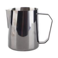 450ml Milk Frothing Pitcher Stainless Steel Coffee Frother Jug Milk Steaming Cup Pot for Coffee Drinks Home Barista Accessory black