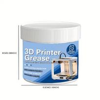 3D spausdintuvo tepalas 100 g guolių tepimo aliejus su teptuku 3D spausdintuvo aliejus modeliniams traukiniams, mašinoms, varikliams, linijiniams kreipiamiesiems bėgeliams white