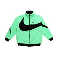 Nike Women's Big Swoosh Reversible Boa Jacket Asia Sizing BQ6546-350 S black
