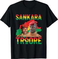 Africa Resistance Thomas Sankara Burkina Faso Ibrahim Traore Unisex T-Shirt XXL brown